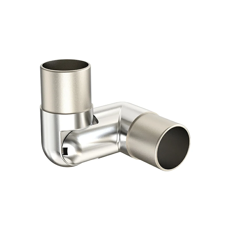 50.8 mm 180° Corner Handrail Tube Connector For Stairs