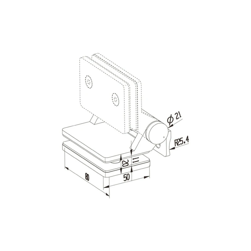 Self Closing Pool Gate Hinge Structure