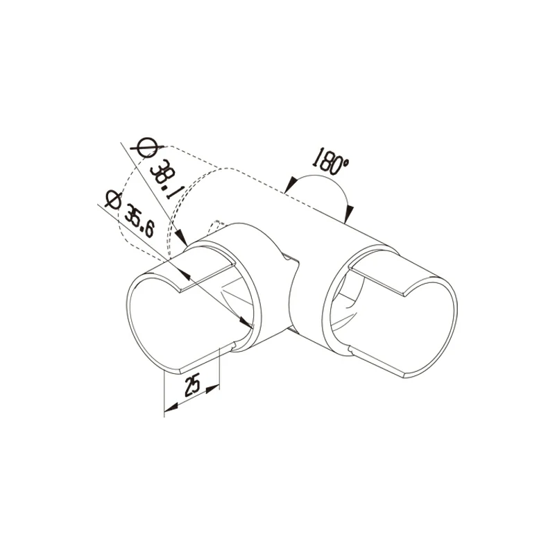 Round Rail Adjustable Joiner Structure