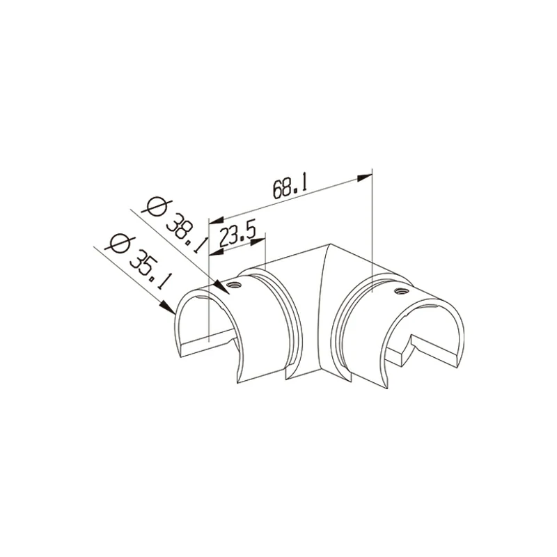 Round 90 degree Joiner Structure