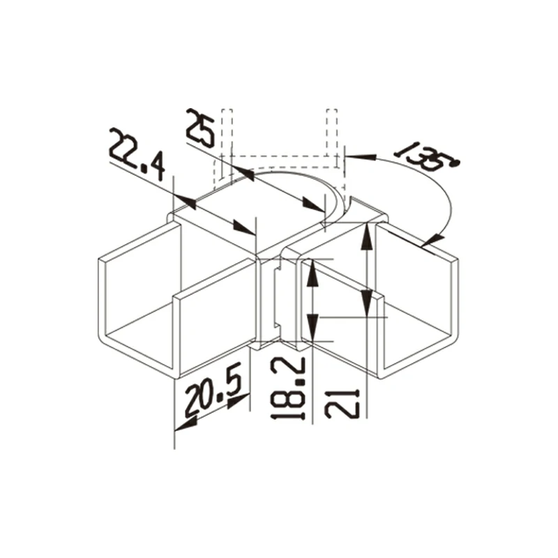 Square Tube Joiner Structure