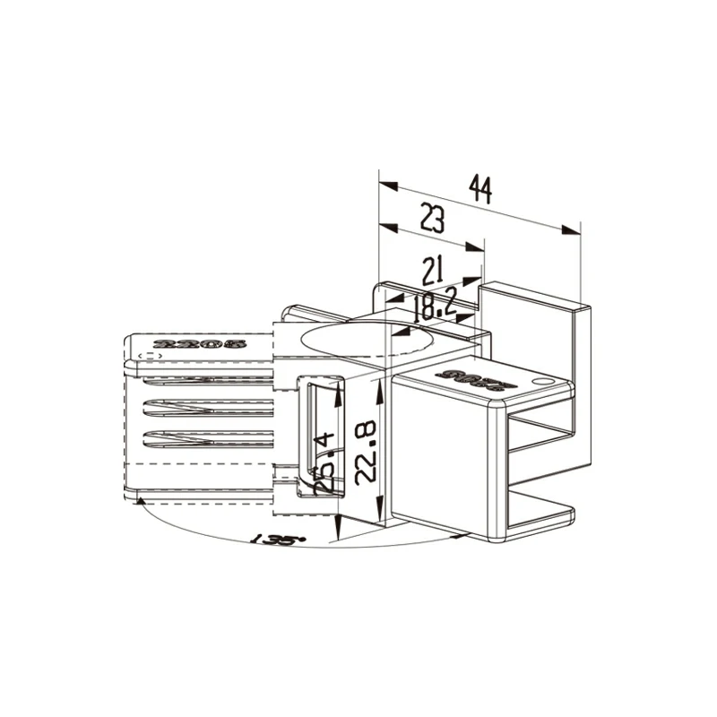 Vertical Adjustable Connector Structure